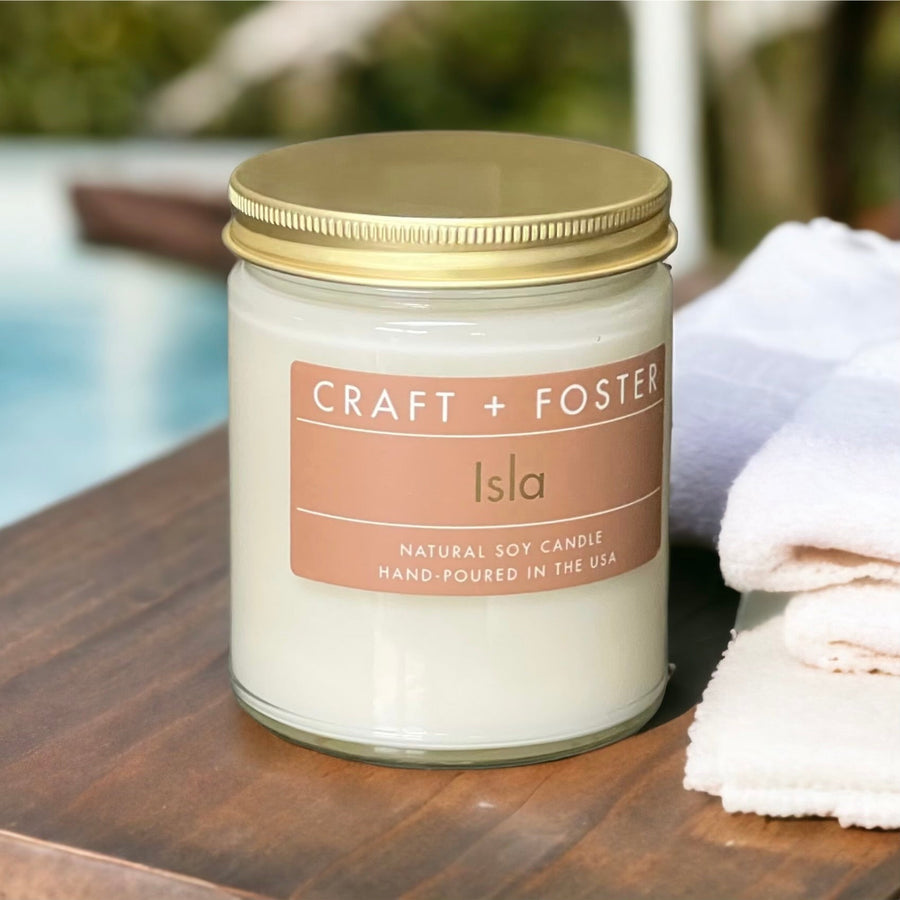 Craft + Foster Candle Isla - Natural Soy Wax Candle